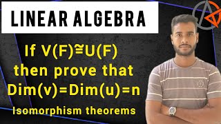 Linear algebra  Isomorphism theorems Bsc IIT JAM CUET PG CPET ampGATE [upl. by Anemolihp666]