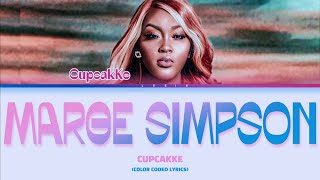 Marge Simpson  Cupcakke Lyrics [upl. by Caldeira]