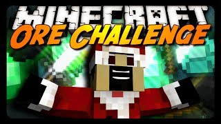 Minecraft Ore Speedrun Challenge 3  CHRISTMAS EDITION w CavemanFilms [upl. by Aicena]