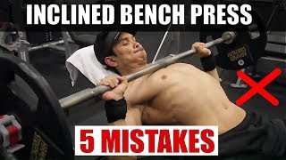 INCLINED BENCH PRESS अपर चेस्ट का साइज बढ़ायें STOP MISTAKES NOW [upl. by Schroeder]