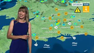 Holly Green  ITV Meridian Weather 21Sep2024 [upl. by Ainola217]