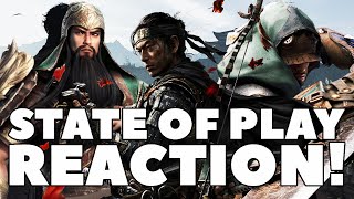 924 State of Play Reaction GHOST OF YOTEI DYNASTY WARRIORS ORIGINS MONSTER HUNTER [upl. by Fridlund611]