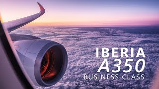 Iberia A350 Business Class Review  New York to Madrid [upl. by Elvina803]