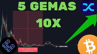 TOP 5 ALTCOINS GEMAS PARA FAZER MUITO MAIS QUE 10X [upl. by Adnawad]