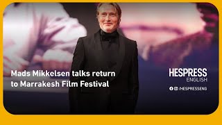 Mads Mikkelsen talks return to Marrakesh Film Festival [upl. by Bocyaj617]