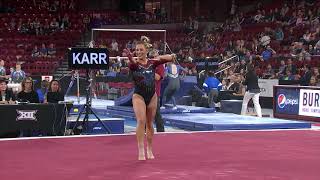 Maddie Karr  Floor 9925  2020 DU Gymnastics vs Ball State Air Force [upl. by Sinnel531]