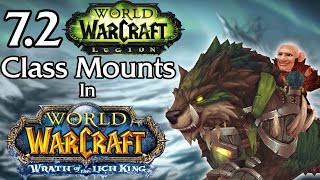 72 Class Mounts in Wrath of the Lich King [upl. by Sivatnod297]