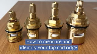 How to identifymeasure correct replacement tap cartridge valve if manufacturer unknowntapmagician [upl. by Peursem294]