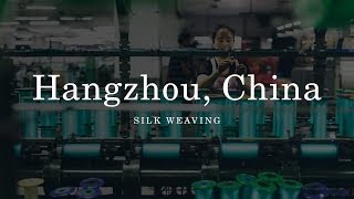 Hangzhou China Silk Weaving [upl. by Oringa]