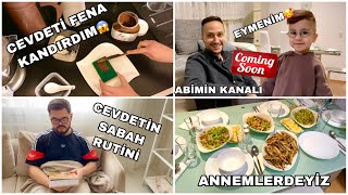 🥱Cevdetin Sabah rutini  Abim kanalı hakkında konuştu  Cevdete şaka yaptım😂🧼 [upl. by Feldstein483]