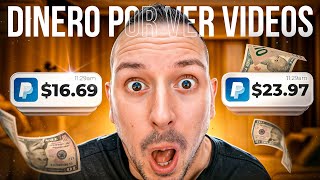 3 Apps que PAGAN Dinero REAL por VER VIDEOS 2024 [upl. by Notsob556]