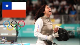 Chilean Fencer Demolishes World 5 to qualify for Paris Olympics [upl. by Sid927]