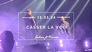 Pierre ft Julien  Casser la voix Star Academy l 15032024 Lyon [upl. by Arratal]