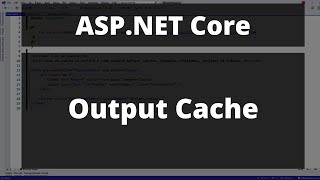 Introduction to OutputCache  Faster ASPNET Core Apps  NET 7 [upl. by Eeroc788]