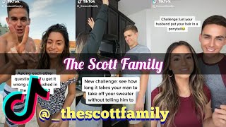 THE SCOTT FAMILY TIKTOK COMPILATION  CUTE COUPLE ON TIKTOK [upl. by Faubion677]