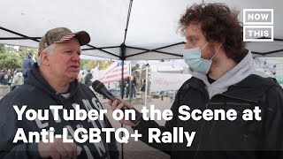 YouTuber Interviews Attendees at AntiLGBTQ Rally in Oregon [upl. by Braynard]