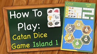 Catan Dice Game  Gameplay  Review  Kosmos  Lets Sit amp Play [upl. by Kepner]