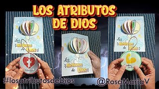 MANUALIDAD Los atributos de Dios PARA NIÑOS CRISTIANOS RosaMariaV 🦋 [upl. by Annauqaj579]