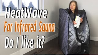 Far Infrared Sauna Review  HeatWave Rejuvenator Potable Sauna Review  Is This Good [upl. by Gievlos805]