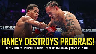 😱 DEVIN HANEY DROPS amp HUMILIATES REGIS PROGRAIS POST FIGHT REVIEW NO FOOTAGE 😱 [upl. by Aynodal]