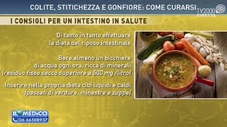 Il mio medico  Colite stitichezza e gonfiore come curarsi [upl. by Dinnie]