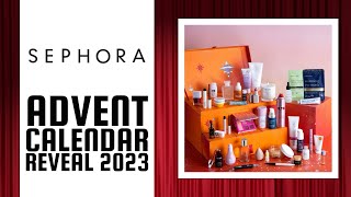 SEPHORA UK ADVENT CALENDAR REVEAL 2023 [upl. by Maharba340]