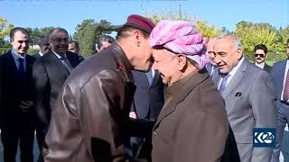 KDP President Masoud Barzani meets with outgoing Iraqi prime minister [upl. by Nowaj756]