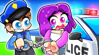 Zoey GOT ARRESTED in Roblox [upl. by Edyaw902]