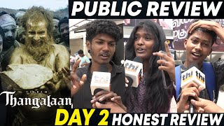 🔥Thangalaan Public Review  Thangalaan Review  Chiyaan Vikarm Pa Ranjith [upl. by Ardnekat]