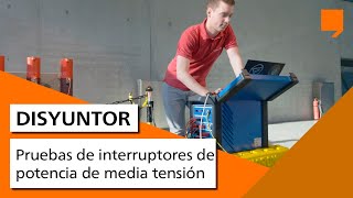 Pruebas de interruptores de potencia de media tensión [upl. by Flint]