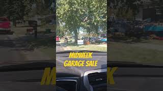 Midweek garage sale garagesales yardsales rummagesales sidehustle shortsfeed [upl. by Nahtanha]