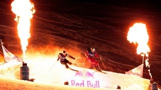 Ski Cross Race in Italy  Red Bull Kronplatz Cross 2013 [upl. by Ecerahc]