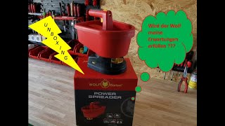 Unboxing Wolf Garten Universalstreuer [upl. by Ahsieit]