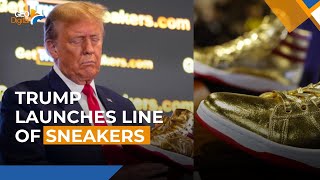 Trump launches line of sneaker shoes  Geo News English [upl. by Svoboda]