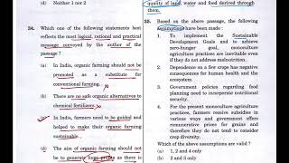 CSAT 2023 part3Be the King of comprehension with 90 accuracy  how to solve passage for upsc2024 [upl. by Levinson977]