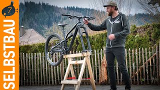 Fahrrad MONTAGESTÄNDER einfach selbst bauen  Bike Stand  Fahrradständer  Schreinerbock  DIY [upl. by Otipaga215]