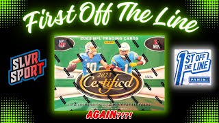 2023 Panini Certified Football Hobby Box  FOTL Box 2  13 Numbered Cards [upl. by Irollam]