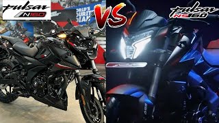 2024 Pulsar NS160 VS Pulsar N160🔥ComparisionN160 Vs NS160Price SpecsFeaturesNew Bajaj Pulsar [upl. by Austina]