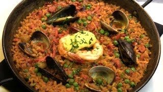 Seafood Paella Recipe [upl. by Lucy]