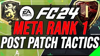 FC 24  BEST META Rank 1 Custom Tactics amp Instructions Post Patch [upl. by Terence]