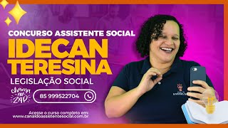 Concurso IDECAN  Teresina  Criança e Adolescente [upl. by Dragde]