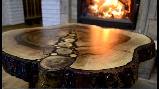 Walnut coffee table [upl. by Eitnom]