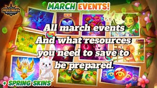 March what events will come and how to prepare for them Hero Wars Dominion Era [upl. by Pate]