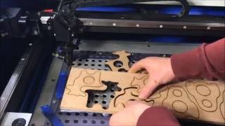 How to cut through double the thickness Using 50W Chinese Laser Cutter [upl. by Esalb125]