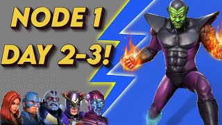 GETTING CLOSER DD6 Node 1  Day 2 amp 3 MARVEL Strike Force [upl. by Shushan]