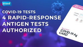 4 RapidResponse COVID19 Antigen Tests Authorized [upl. by Hertberg379]