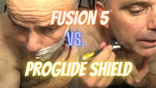 Gillette ProGlide Shield Vs Gillette Fusion 5 [upl. by Lambert353]