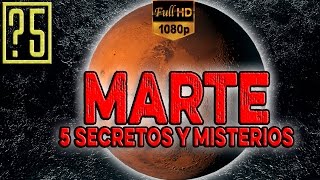 Marte el Planeta rojo 5 grandes Secretos y Misterios sin resolver Misterios del Universo 2015 [upl. by Bullard565]