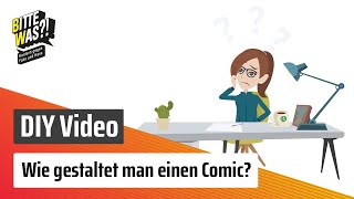 Wie gestaltet man einen Comic  DIY  Tutorial  Lernvideo [upl. by Ruder]