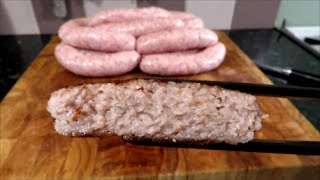 How To Make Sausages Ruskless Sausages Also Gluten FreeSRP [upl. by Friedland]